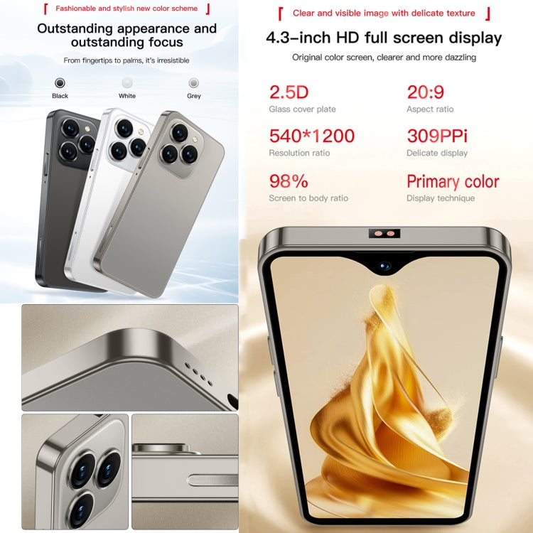 SOYES XS18 Pro Max, 2GB+16GB, Face ID, 4.3 inch Android 8.1 MTK6737A Quad Core, Network: 4G, OTG, Dual SIM, XS18 Pro Max SOYES XS18 Pro Max, 2GB+16GB, Face ID, 4.3 inch Android 8.1 MTK6737A Quad Core, Network: 4G, OTG, Dual SIM, XS18 Pro Max